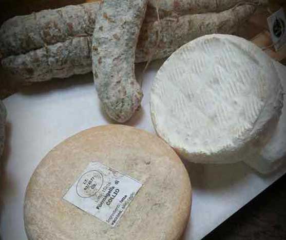 Salame di Mont'isola e Formagella di Collio della Bottega del Contadino